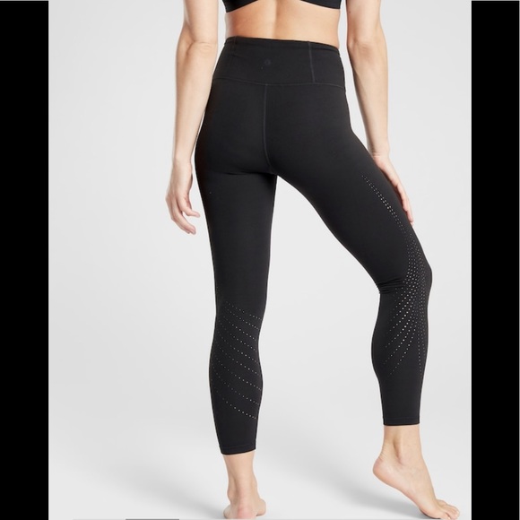 Athleta Pants - Athleta Elation Laser Cut 7/8 Tight in Powervita